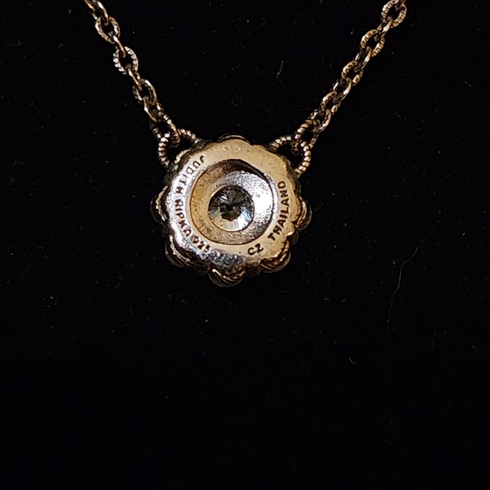 NIB Judith Ripka Flower Necklace - Picture 3 of 8